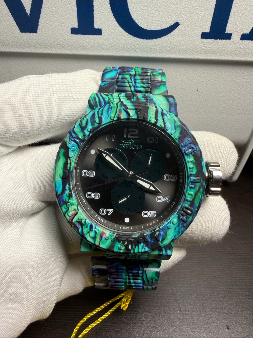 Invicta Pro Diver NeoArt Flux Men's Watch - 52mm. Aqua Plating. Steel (50209)